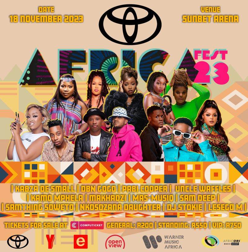 TOYOTA SOUTH AFRICA MOTORS CELEBRATES HOMEGROWN TALENT AT AFRICA FEST image