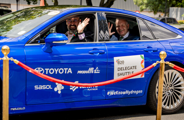 Toyota South Africa Motors showcases hydrogen mobility at B20 Summit with Mirai Chauffeur Service image