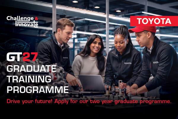 Toyota South Africa Motors opens applications for the 2027 Graduate Training Programme image