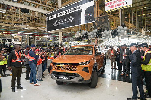 Toyota South Africa Motors marks historic R10.4 billion investment with ninth-generation Hilux line-off ceremony image